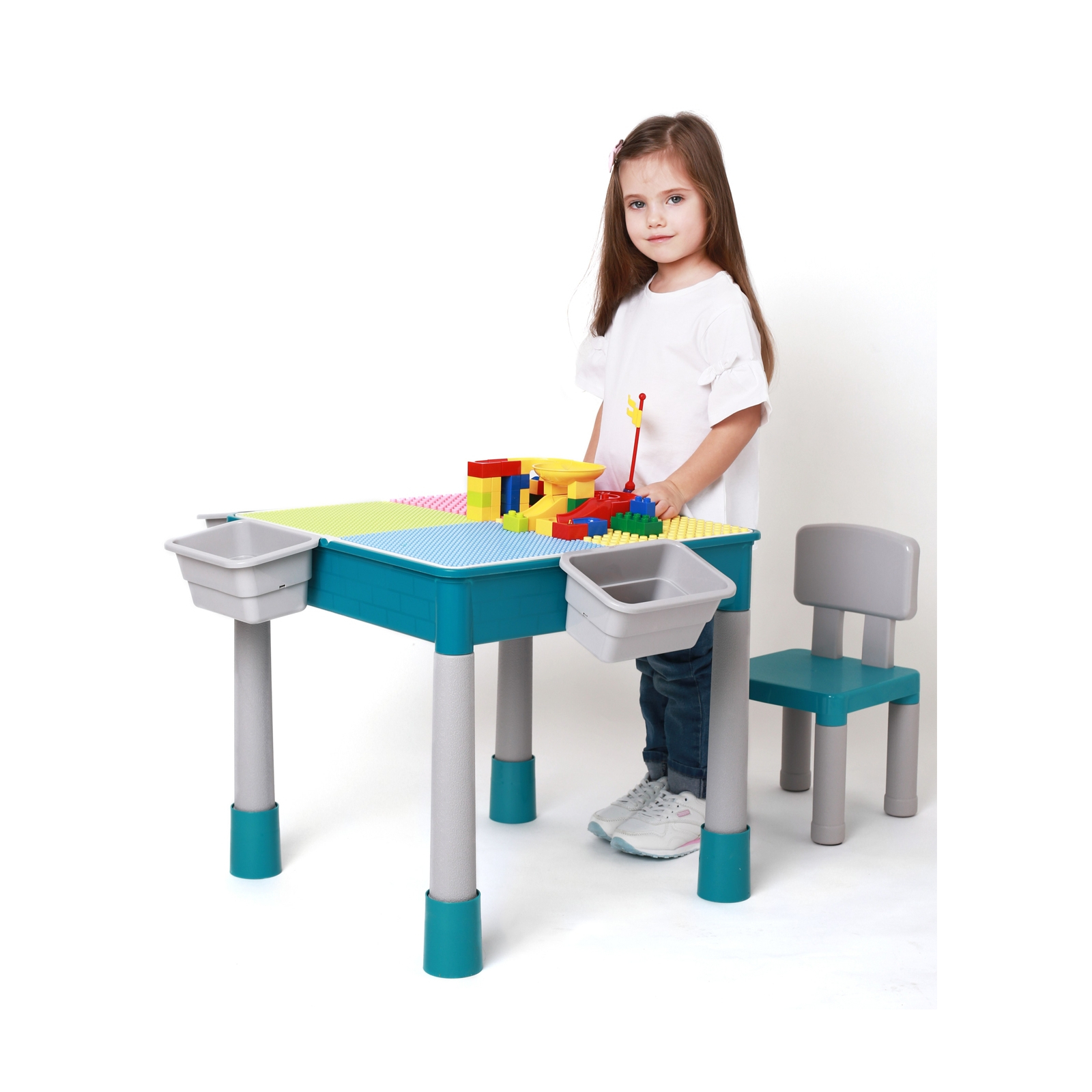 Детский стол Microlab Toys Конструктор Игровой Центр + 1 стул (GT-16) изображение 7