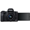 Цифровий фотоапарат Canon EOS M50 + 15-45 IS STM + 22 STM Double Kit Black (2680C055) зображення 11