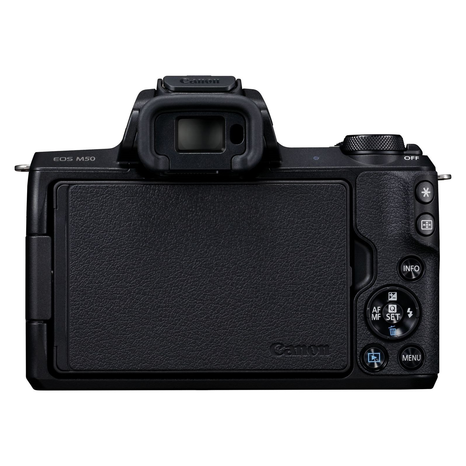 Цифровий фотоапарат Canon EOS M50 + 15-45 IS STM + 22 STM Double Kit Black (2680C055) зображення 6