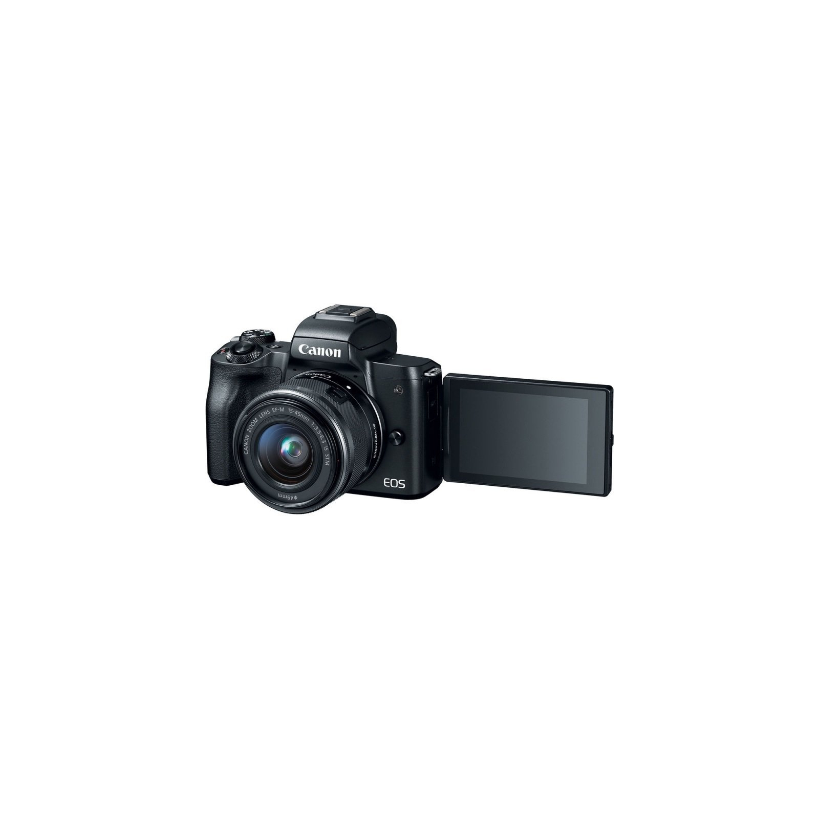 Цифровой фотоаппарат Canon EOS M50 + 15-45 IS STM + 22 STM Double Kit Black (2680C055) изображение 9