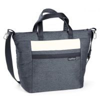 Сумка для мамы Peg-Perego Borsa Luxe Mirage (серо-синяя) (IABO3100-BA71PL00)