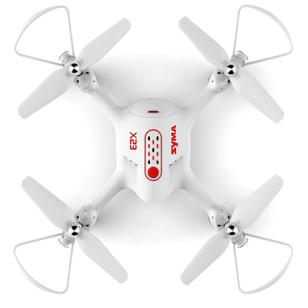 Радиоуправляемая игрушка Syma Квадрокоптер с 2,4 Ггц управлением , 21 cм (X23 White) изображение 2