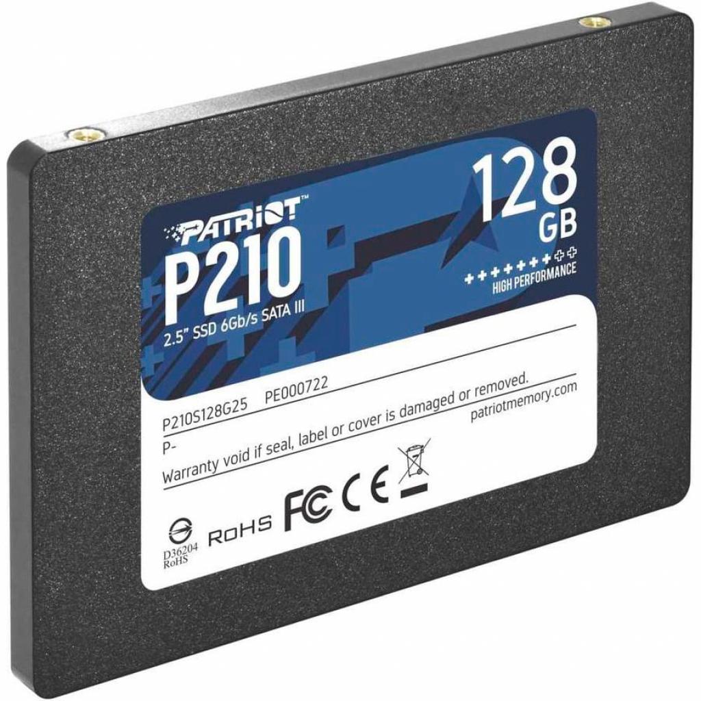 Накопичувач SSD 2.5" 256GB Patriot (P210S256G25) зображення 2