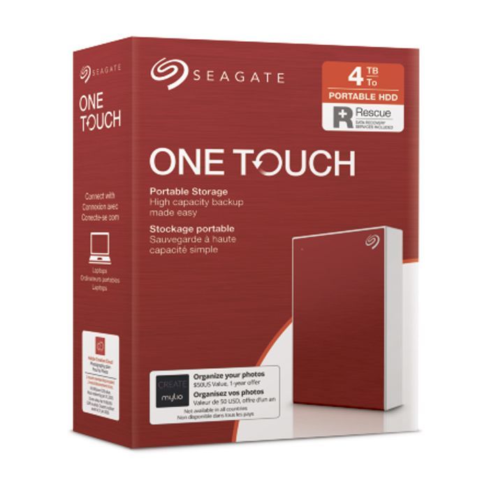 Внешний жесткий диск 2.5" 4TB One Touch USB 3.2 Seagate (STKC4000403) изображение 8