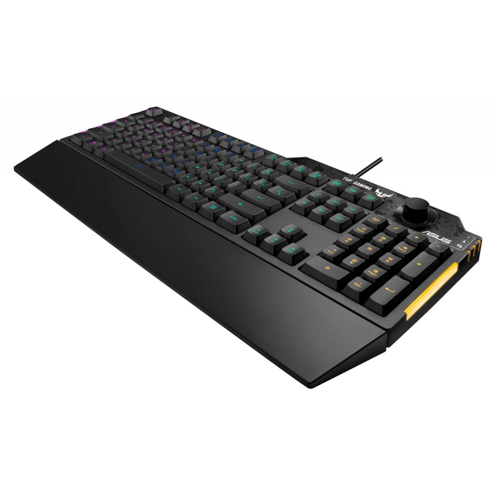 Клавиатура ASUS TUF Gaming K1 USB Black Ru (90MP01X0-BKRA00) изображение 6