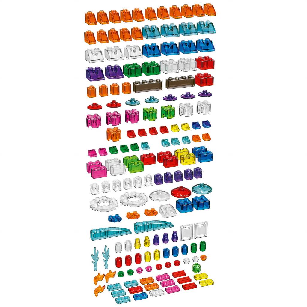 Конструктор LEGO Classic Прозрачные кубики для творчества 500 деталей (11013) изображение 4