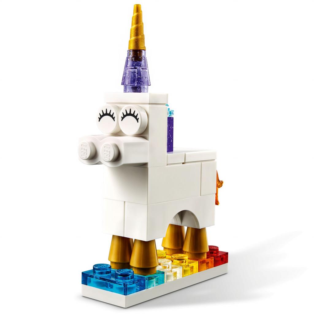 Конструктор LEGO Classic Прозрачные кубики для творчества 500 деталей (11013) изображение 6