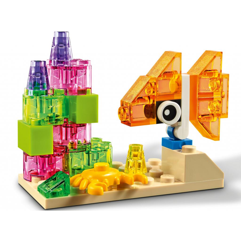 Конструктор LEGO Classic Прозрачные кубики для творчества 500 деталей (11013) изображение 8