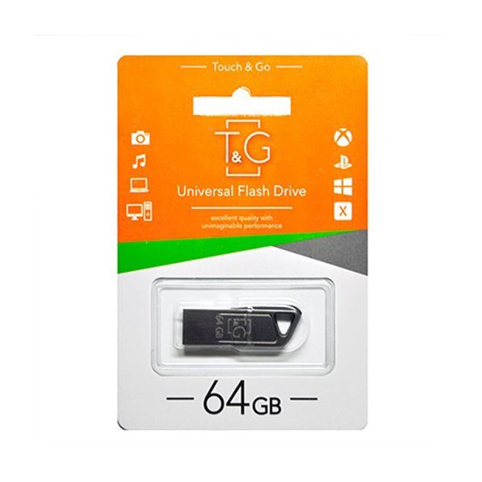USB флеш накопитель T&G 64GB 114 Metal Series USB 2.0 (TG114-64G) изображение 2
