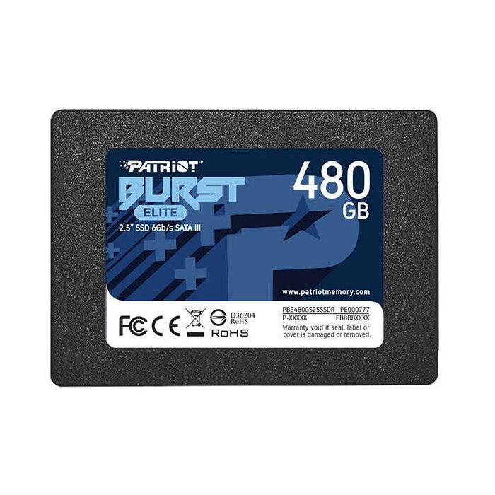 Накопичувач SSD 2.5" 120GB Burst Elite Patriot (PBE120GS25SSDR)
