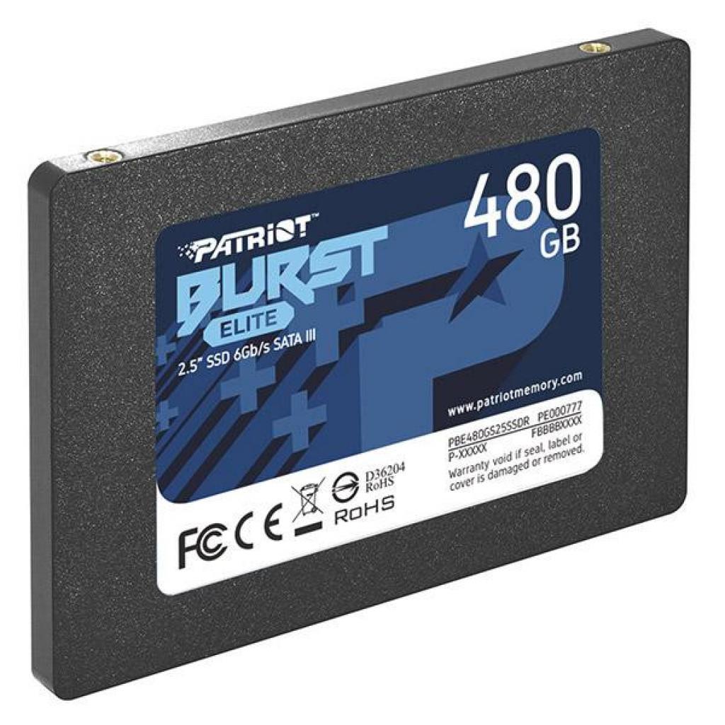Накопичувач SSD 2.5" 960GB Burst Elite Patriot (PBE960GS25SSDR) зображення 2