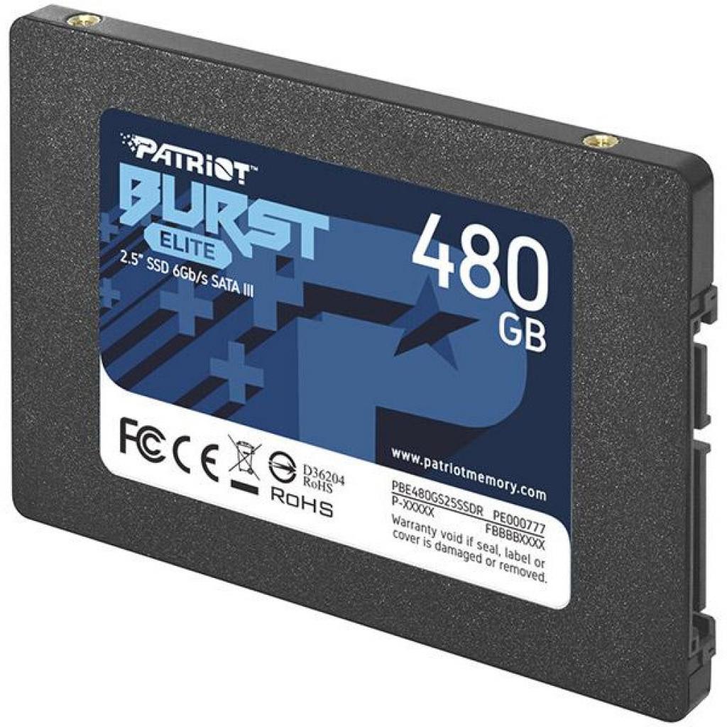 Накопитель SSD 2.5" 960GB Burst Elite Patriot (PBE960GS25SSDR) изображение 3