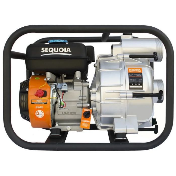 Мотопомпа SEQUOIA для чистої/брудної води, 5.15 кВт/7.0 л. (SPP1100D) зображення 2