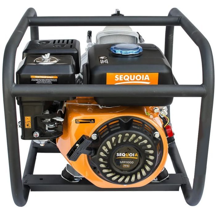 Мотопомпа SEQUOIA для чистої/брудної води, 5.15 кВт/7.0 л. (SPP1100D) зображення 3