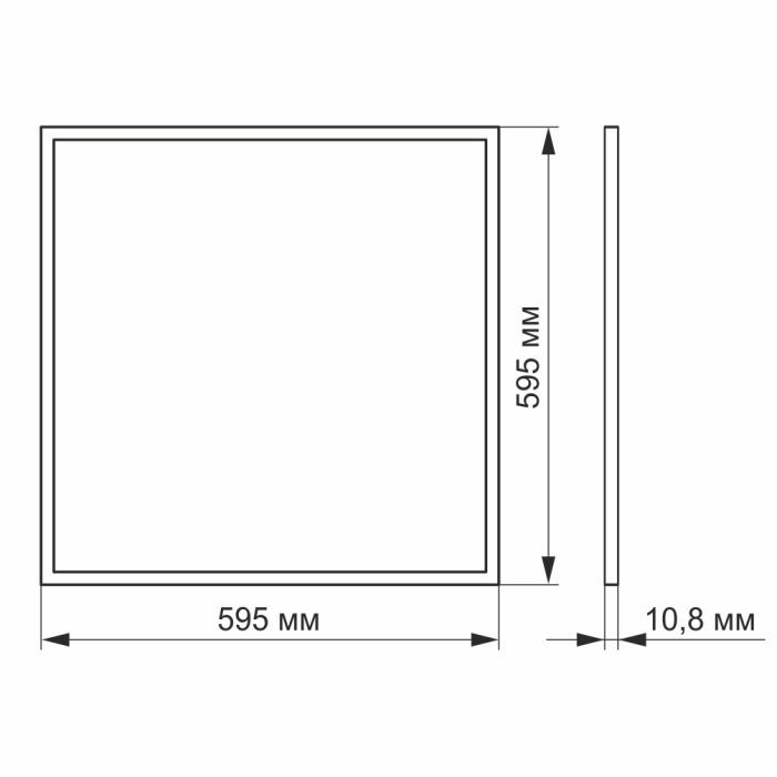 Світильник TITANUM LED панель 40W 4100K 220V (VL-P404W) зображення 3