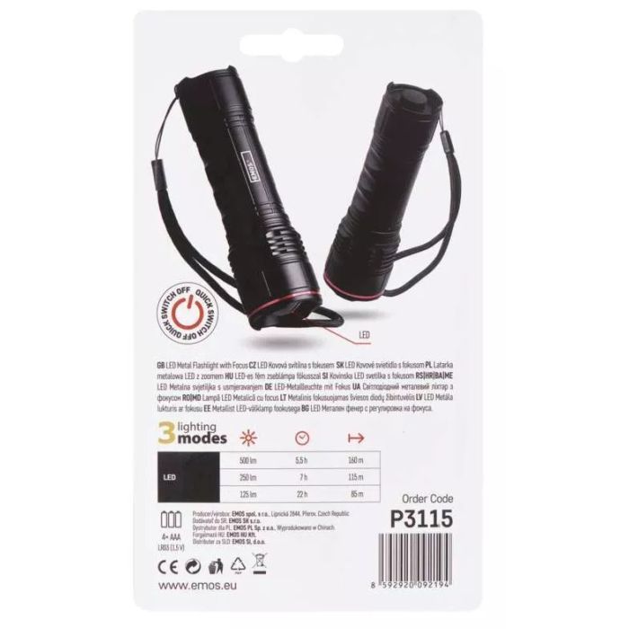 Фонарь EMOS P3115 изображение 4