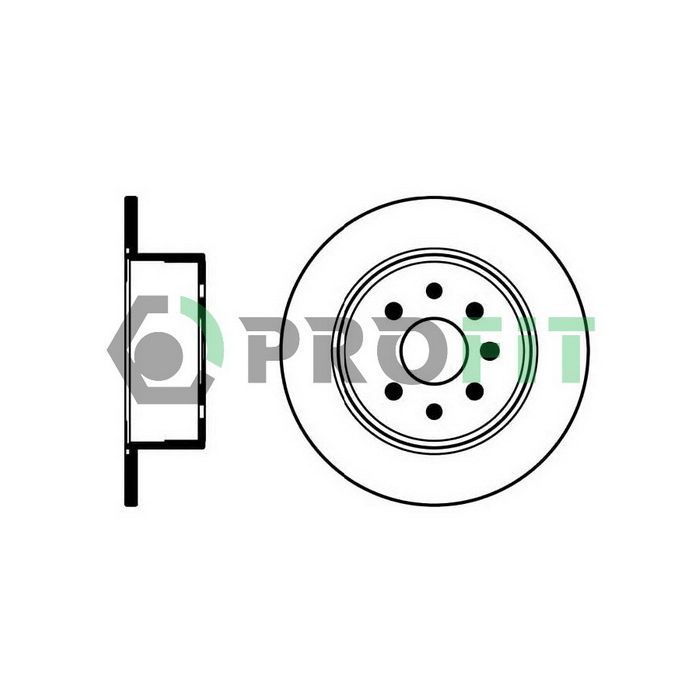 Тормозной диск Profit 5010-0814