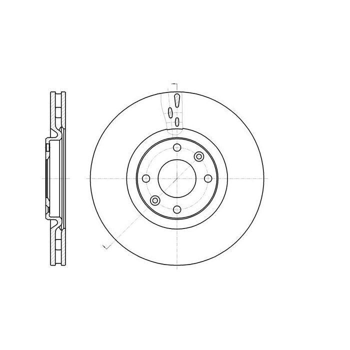 Тормозной диск REMSA 61059.10