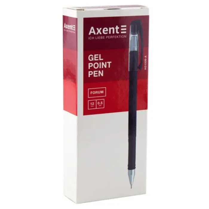Ручка гелева Axent Forum 0.5 мм Синя (AG1006-02-A) зображення 2