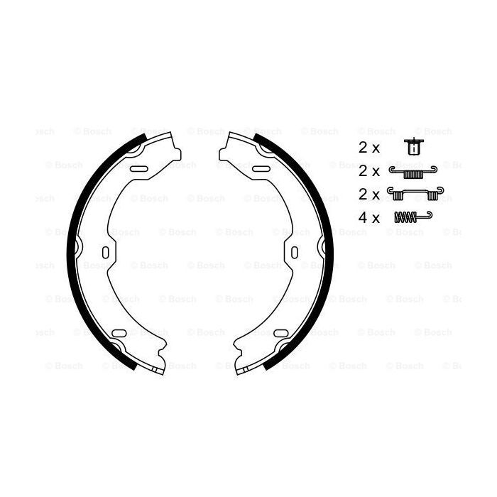 Гальмівні колодки Bosch 0 986 487 725 зображення 5