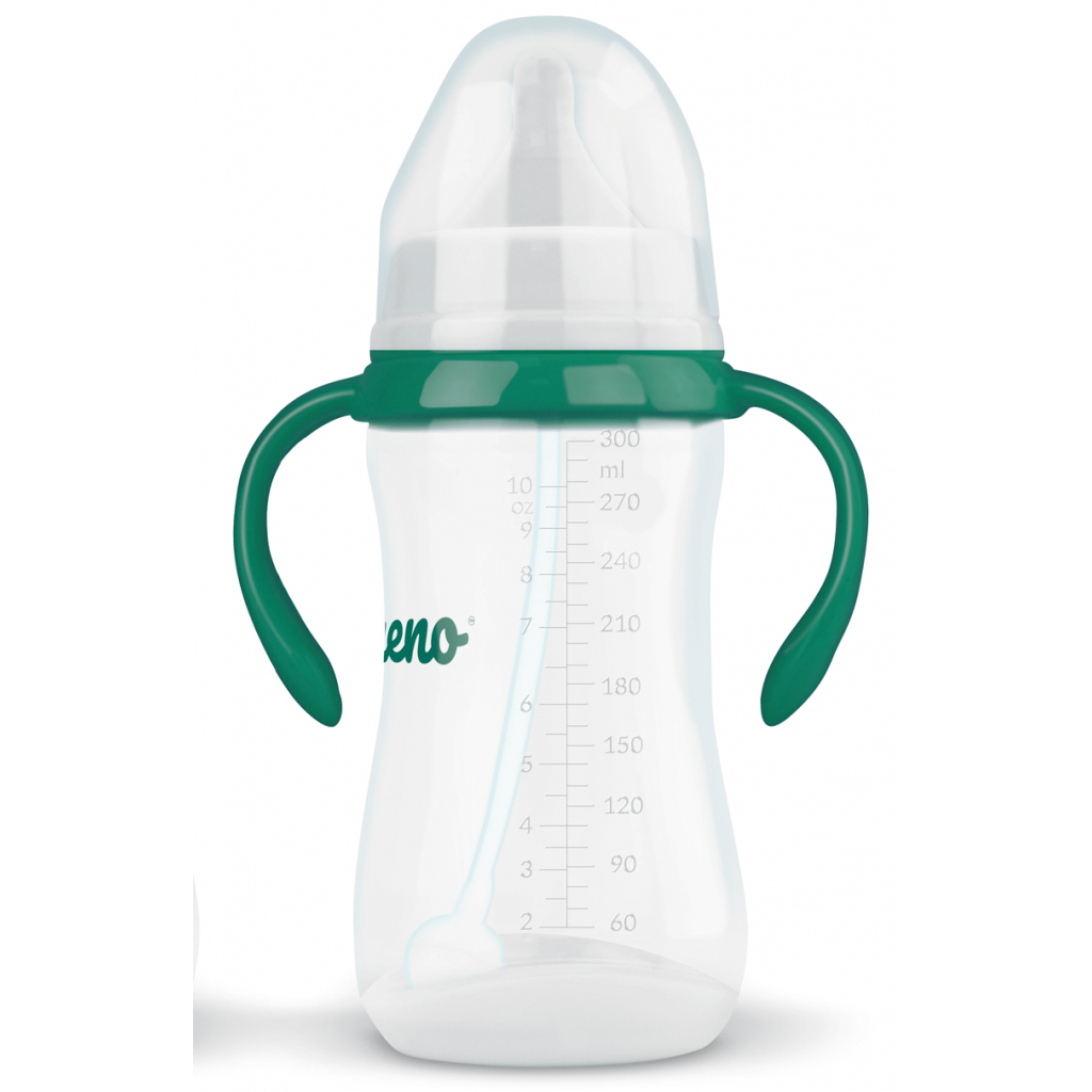 Пляшечка для годування Neno 300 мл з системою гравітації - new Q (5902479672410)