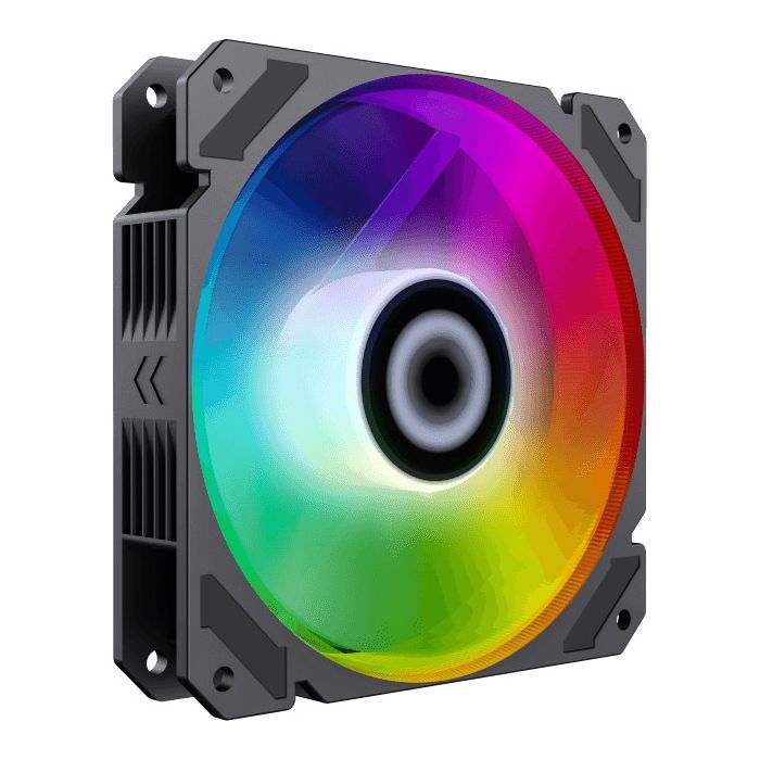 Кулер для корпуса Gamemax FN-12Rainbow-C9 изображение 3