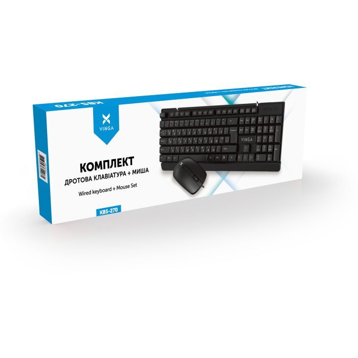 Комплект Vinga KBS-270 Black изображение 6