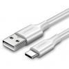 Дата кабель USB 2.0 AM to USB-C 1.5m US287 (White) Ugreen (60122)
