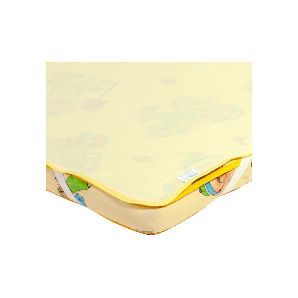Пеленки для младенцев Еко Пупс наматрасник 2 в 1 Premium 60 х 80 см Желтый (ПНАМ8060ж) изображение 2