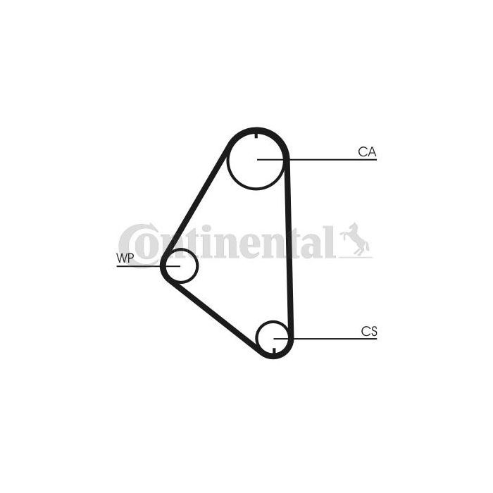 Ремень ГРМ CONTITECH CT558