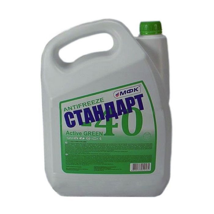 Антифриз МФК "Active Green -40" (-32C) ТМ "Стандарт" ПЕ кан 9,65 кг (43194)