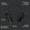 Навушники Logitech G435 Lightspeed Wireless Gaming Headset Black (981-001050) зображення 9