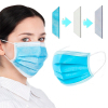 Защитная маска для лица Longevita медична тришарова нестерильна, 1х50 (Mask_07) изображение 2