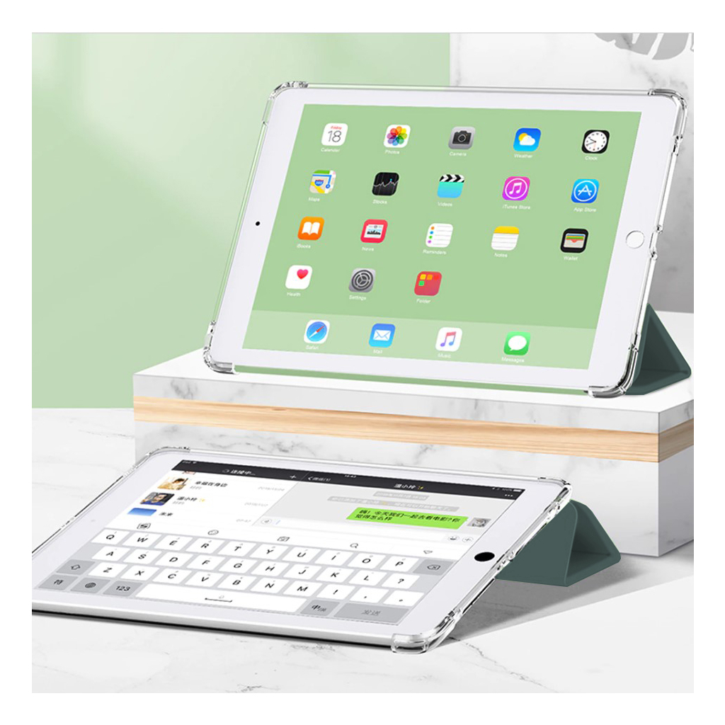 Чохол до планшета BeCover Tri Fold Soft TPU Apple iPad mini 6 2021 Dark Green (706721) зображення 3