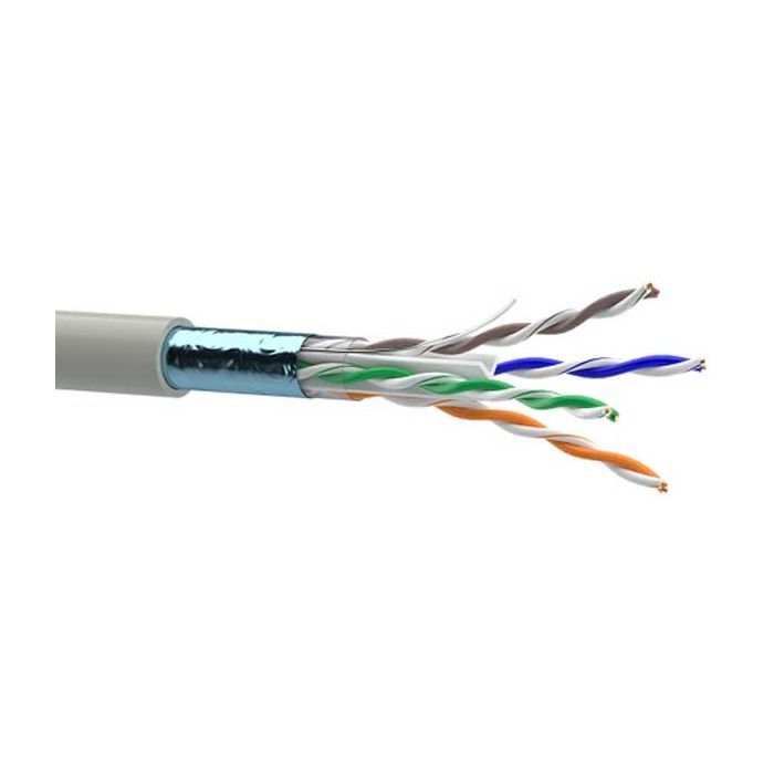 Кабель сетевой OK-Net FTP 305м, cat.6, малодымный (F/UTP-cat.6 LSOH) (КПВонг-HFЭ-ВП (250) 4*2*0,54)
