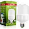 Лампочка EUROELECTRIC Plastic 30W E27 4000K 220V (LED-HP-30274(P)) изображение 2