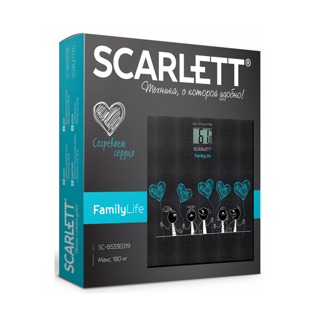 Весы напольные Scarlett SC-BS33E019 изображение 2