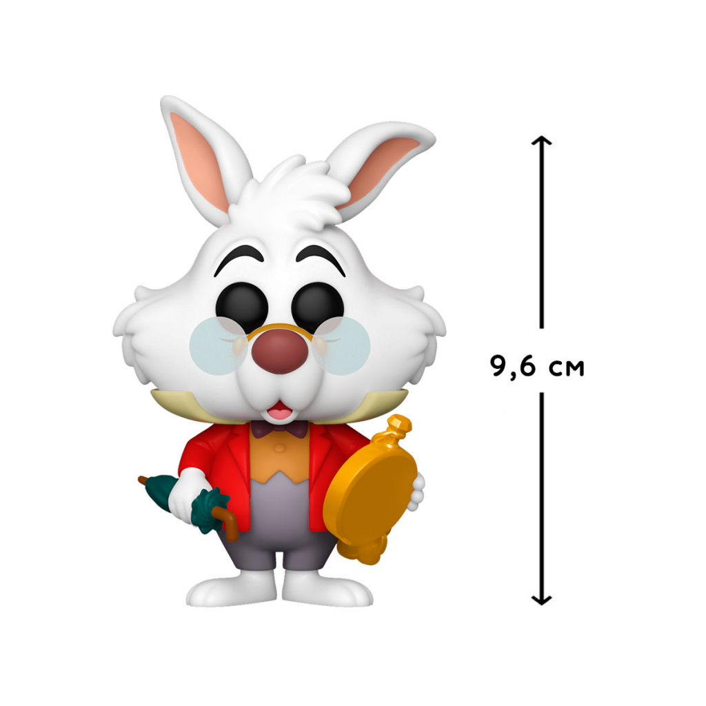 Фігурка для геймерів Funko Pop серії Аліса в країні див - Білий кролик з годинником (55739) зображення 2