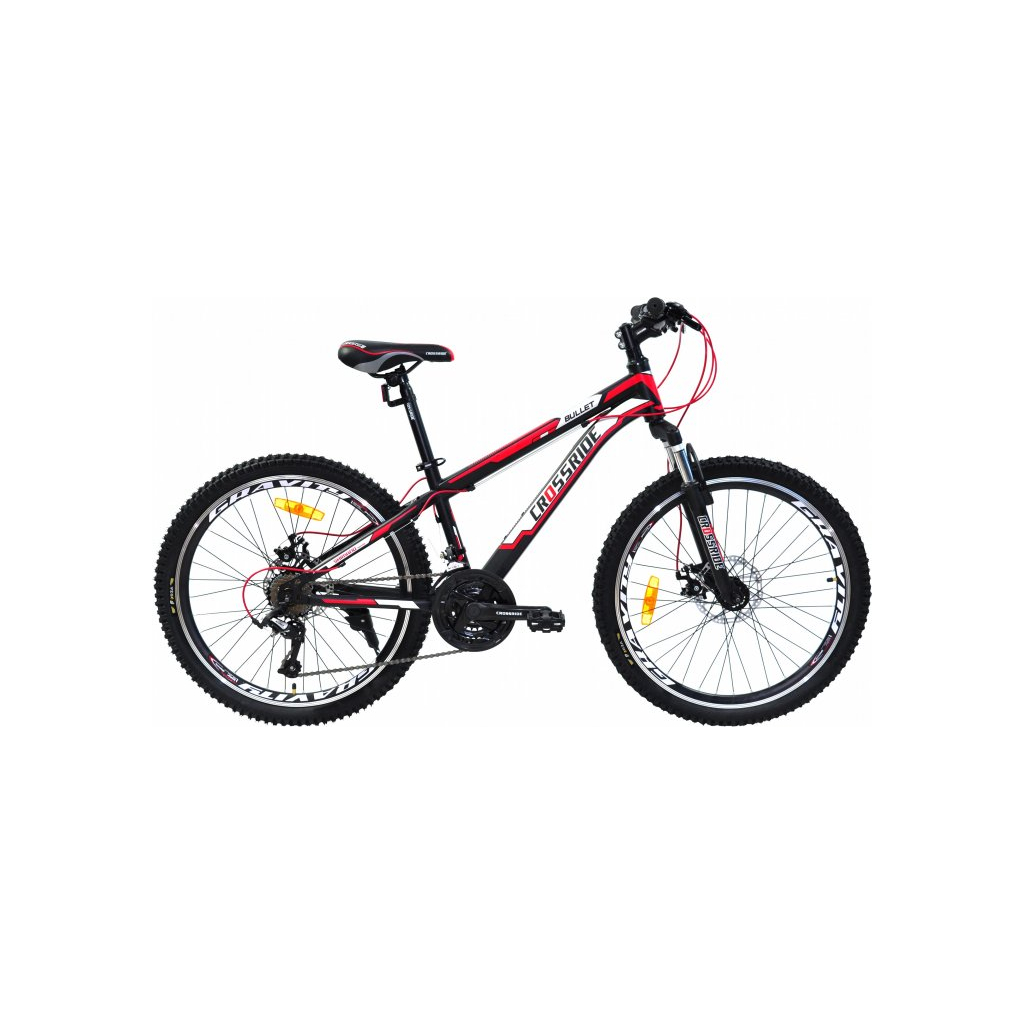Велосипед Crossride Bullet 24" рама-13" St Black/Red (0262-130-3)