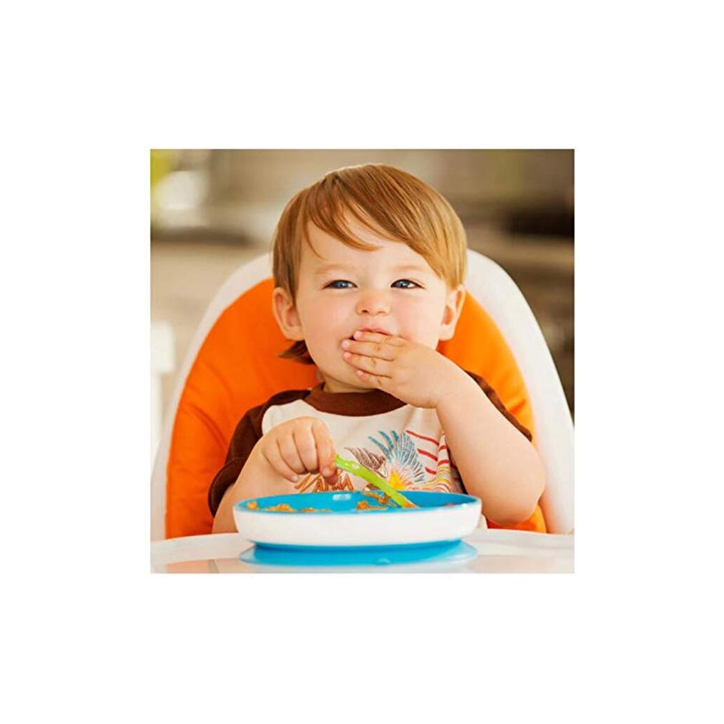 Тарелка детская Munchkin секционная на присоске голубая (27160.01) изображение 4