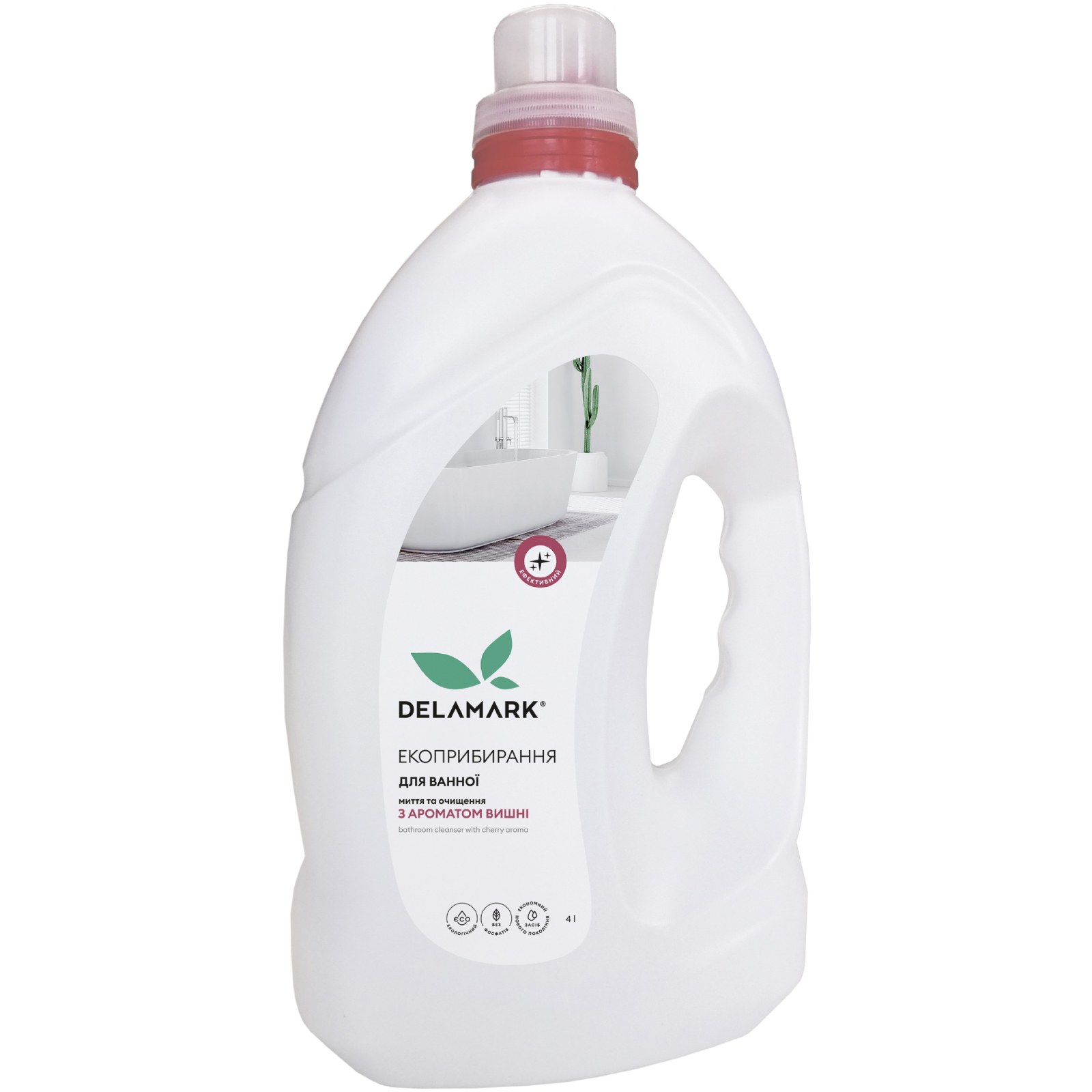 Жидкость для чистки ванн DeLaMark с ароматом вишни 4 л (4820152332028)