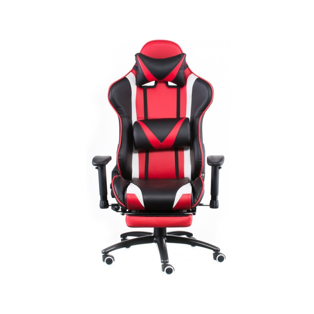 Кресло игровое Special4You ExtremeRace black/red/white with footrest (E6460) изображение 2