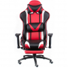 Кресло игровое Special4You ExtremeRace black/red/white with footrest (E6460) изображение 2