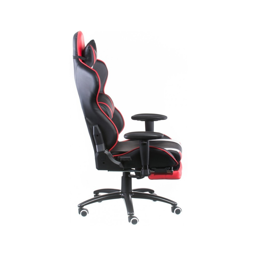 Крісло ігрове Special4You ExtremeRace black/red/white with footrest (E6460) зображення 3