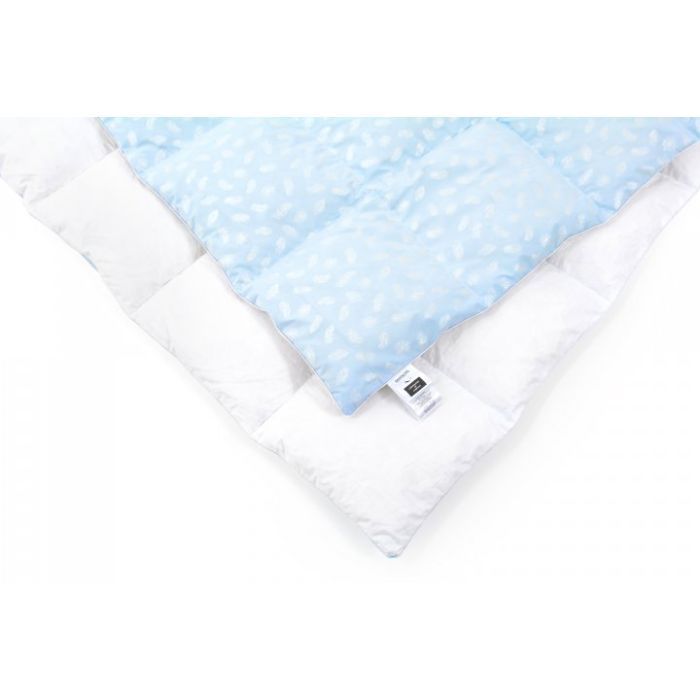 Ковдра MirSon пухова №1837 Bio-Blue 90% пух деми 140x205 см (2200003013436) зображення 4