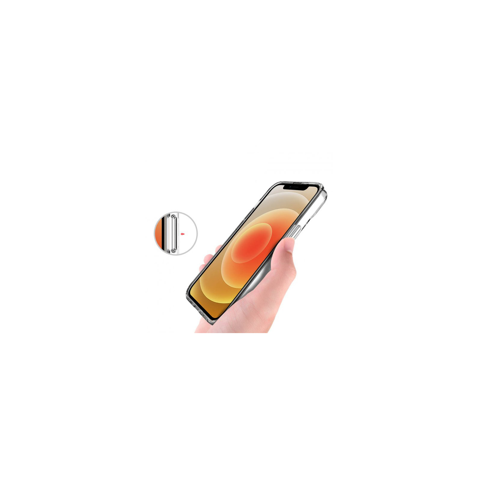 Чохол до мобільного телефона BeCover Space Case Apple iPhone 13 Mini Transparancy (707795) зображення 4
