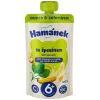 Детское пюре Hamanek Яблоко с бананами и шпинатом 100 г (8595139798444)