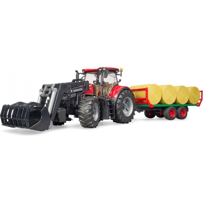 Спецтехника Bruder Case IH Optum 300CVX с прицепом для тюков (03198) изображение 4