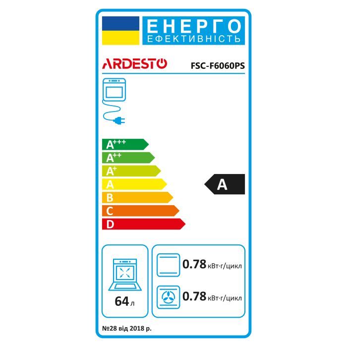 Плита Ardesto FSC-F6060PS зображення 19