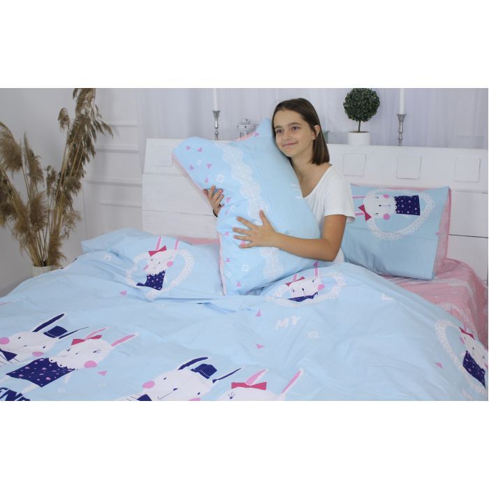 Постельное белье MirSon Бязь 17-0167 Aleyna 143х210 (2200001724471) изображение 4